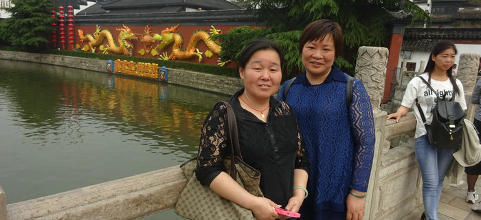 在五一來臨之際，劉潭服裝組織企業(yè)先進標(biāo)兵赴南京游玩