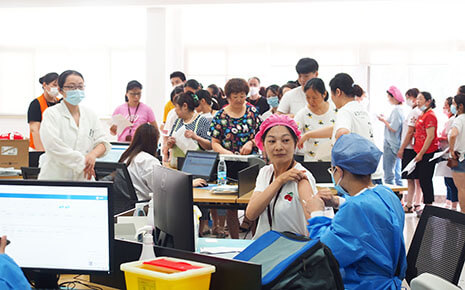 完成二針疫苗接種！劉潭服裝廠喊你快加入