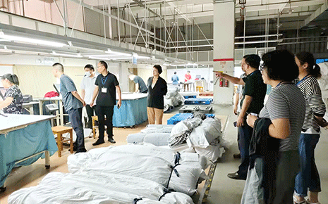 劉潭服裝廠：參觀指導(dǎo)同發(fā)展，攜手共進促提升